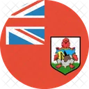 Bermudas Bandera Mundo Icono