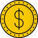 Bermuda Dollar Coin Money Icon