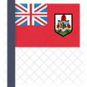 Bermudas Bandera Circulo Icon