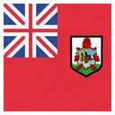 Bermudes Drapeau Cercle Icône