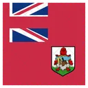 Bermudes Drapeau Icône