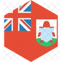 Bermudes Drapeau Monde Icône