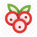 Berries Cherries Fresh Fruit Icon