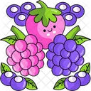 Berries Cherries Blueberry Icon