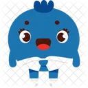 Blueberry Fruit Cute Icon