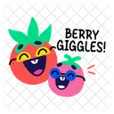 Berry Giggles Laughing Fruit Icon