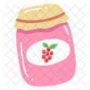 Berry jam bottle  Icon