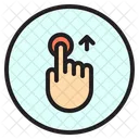 Beruhren Hoch Finger Icon