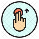 Beruhren Hoch Finger Icon