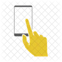 Smartphone berühren  Symbol