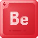 Beryllium Sulfur Chromium Icon