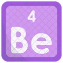 Beryllium Periodic Table Chemists Icon