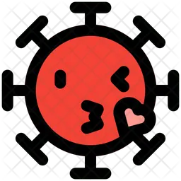 Besando el corazon Emoji Icono