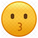 Besos En La Cara Emoji Emoticon Icono