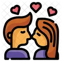 Besos Beso Pareja Icono