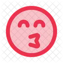 Beso Emoji Emoticon Icono