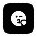 Beso Emoji Emoticon Icono