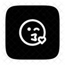 Beso Emoji Emoticon Icono