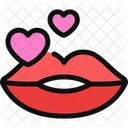 Beso Amor Labios Icono