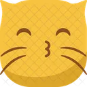 Emoticono De Gato Icon