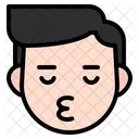 Beso Cara De Nino Emoticono Icon