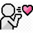 Beso de golpe  Icono