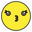 Beso Emoji Emocion Emoticon Icono