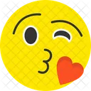 Beso emoji  Icono