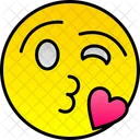 Beso Emoji Beso Soplado Icon