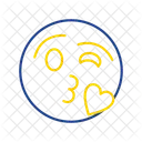 Beso emoji  Icono