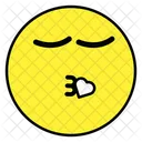 Beso Emoji Beso Emoticono Emocion Icono
