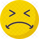 Besorgt Verwirrt Emoticons Symbol