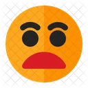 Besorgt Emoji Emoticon Symbol