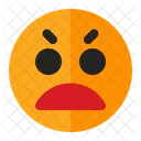 Besorgt Emoji Emoticon Symbol