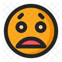 Besorgt Emoji Emoticon Symbol