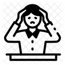 Besorgt Angstlich Nervos Symbol