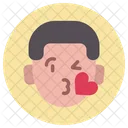 Chico Emoji Sonriente Icono