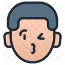 Chico Emoji Sonriente Icon