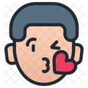 Chico Emoji Sonriente Icon