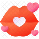 Besos Amor Emoji Icono