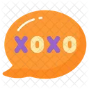 Xoxo Abrazo Beso Icono