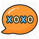 Xoxo Abrazo Beso Icono
