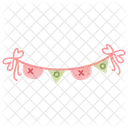 Xoxo Empavesado Pancarta Icono