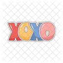 Xoxo Amor Discurso De Burbuja Icono