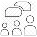 Besprechungsdiskussion  Symbol