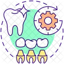 Bessere Zahngesundheit  Symbol