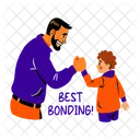 Best Bonding Fatherhood Parenting Icon