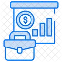 Board Presentation Sign Icon