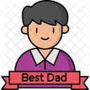 Best Dad Fathers Day Dad Icon
