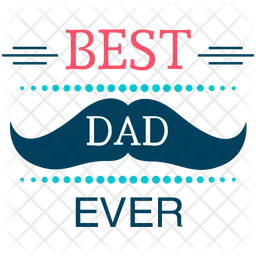 Best Dad Badge  Icon